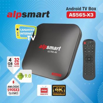 ALPSMART AS565-X3 ANDROID TV BOX 4G/32GB 4K PLAYER