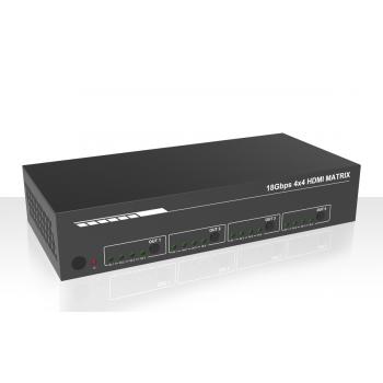 Geratech EGE-6UHD-444AL 4x4 HDMI 18Gbps Matrix Switcher