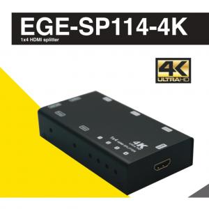 GERATECH 1X4 HDMI SPLITTER EGE-SP114-4K  DOLBY ATMOS (1 GİRİŞ - 4 ÇIKIŞ)