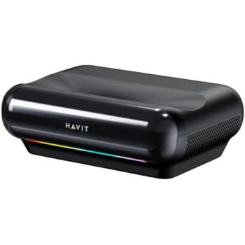 Havit PJ610 Plus Ultra Kısa Mesafe Lazer Projeksiyon Cihazı (900 ANSI / 4K Destekli/Google TV)