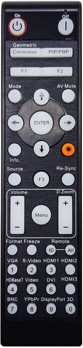 Optoma GT1090HDR remote1